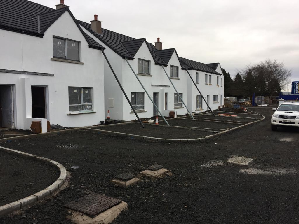 Houses nearing completion